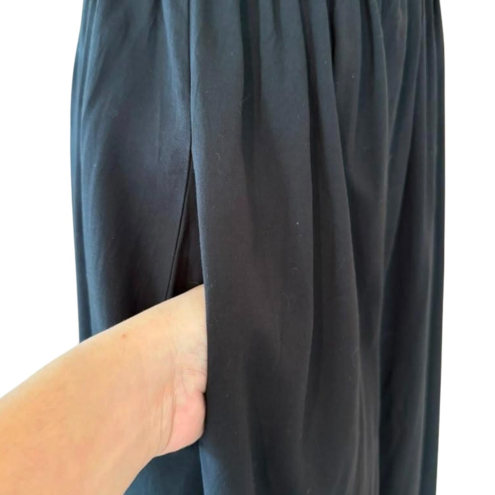 Tuckernuck Gillian Black Smocked Detail Sleeveless Maxi Dress Size Medium - Picture 11 of 13